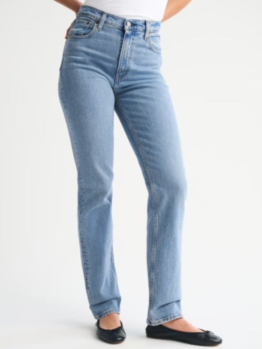 Abercrombie Ultra High Rise 90s Straight Jean